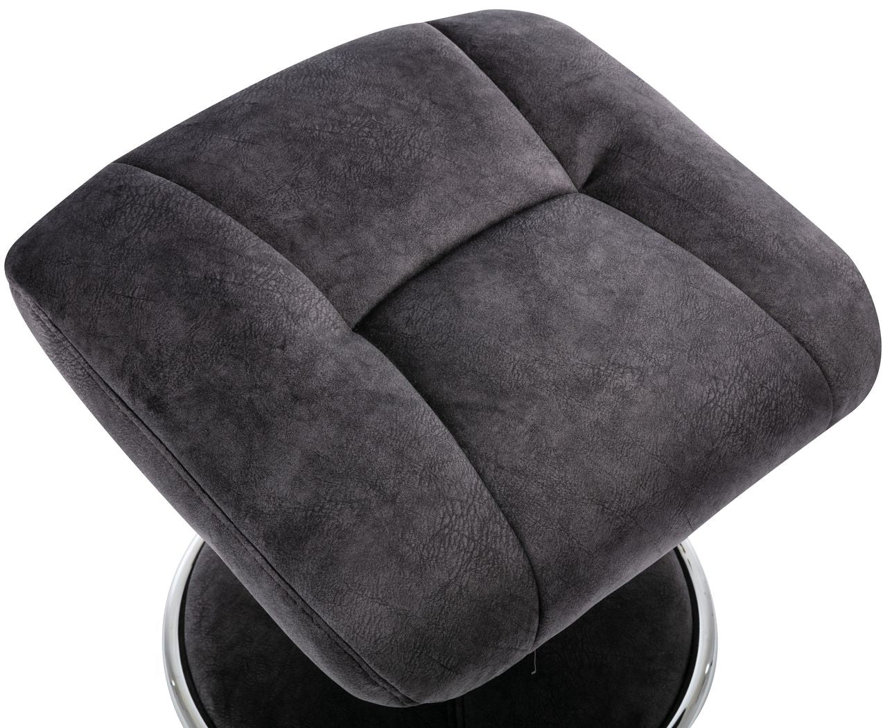 Chaise Denver de en tissu réglisse - 3
