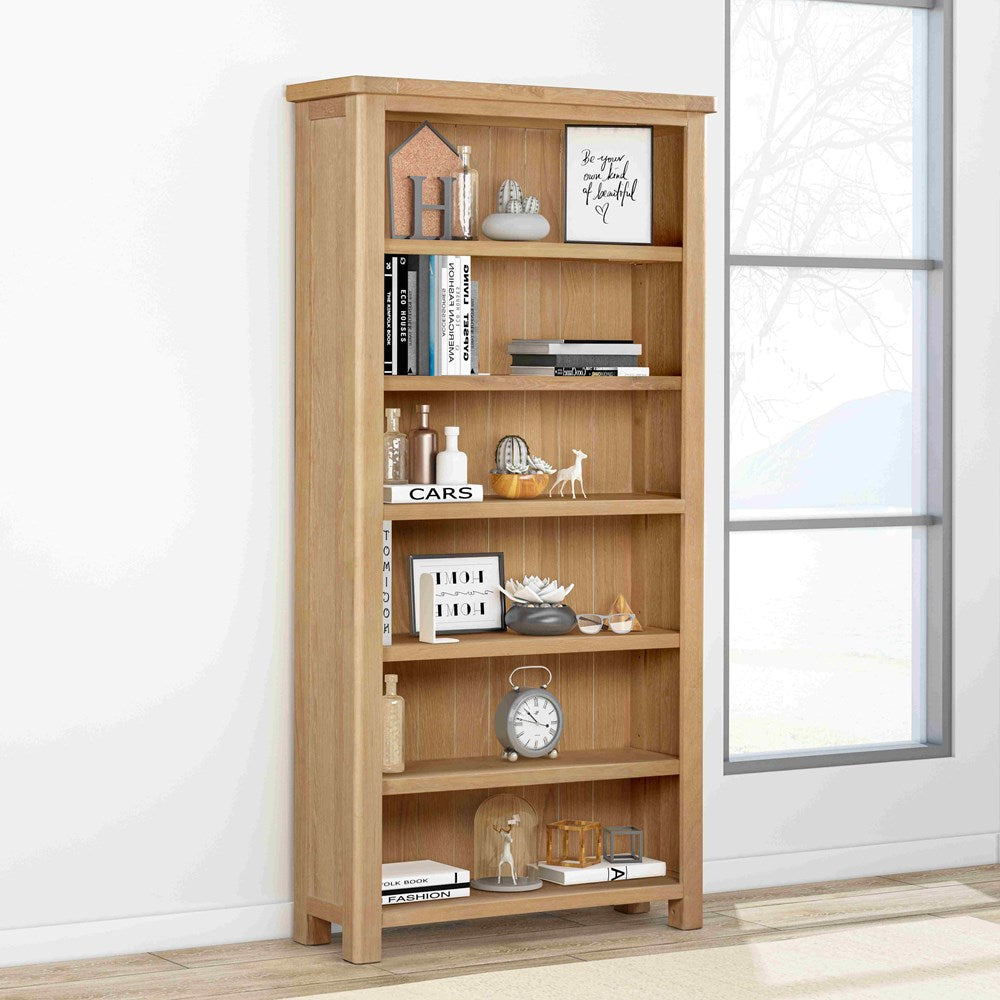 Bibliothèque Papaya Foxington 180 cm - Chêne naturel