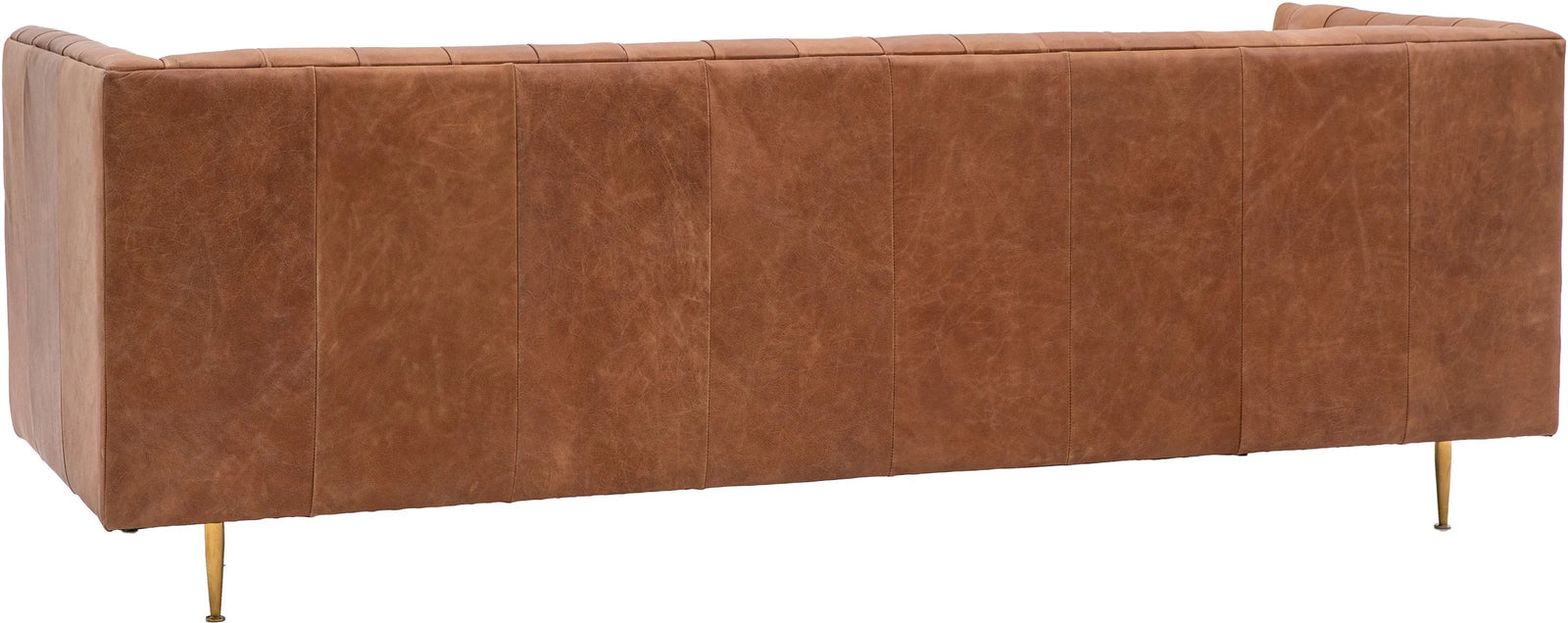 Dalton Canapé 3 Places en Cuir Marron Antique - 8