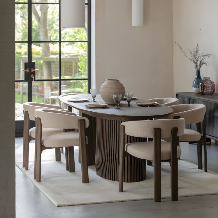Onda Oval Extending Dining Table