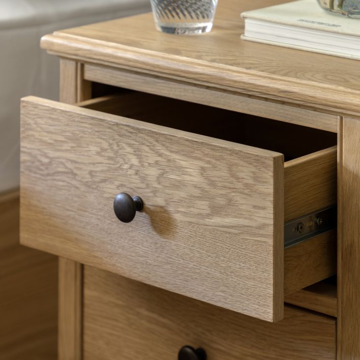 Galerie Direct Malvern Table de Chevet 2 Tiroirs - 3