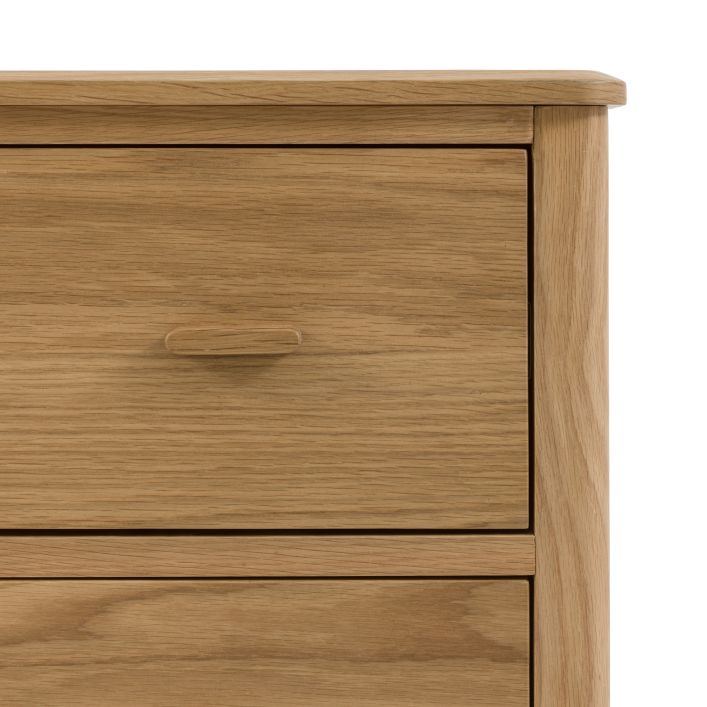 Galerie Directe Camden - Chiffonnetier 3 Tiroirs en Finition Naturelle - 5