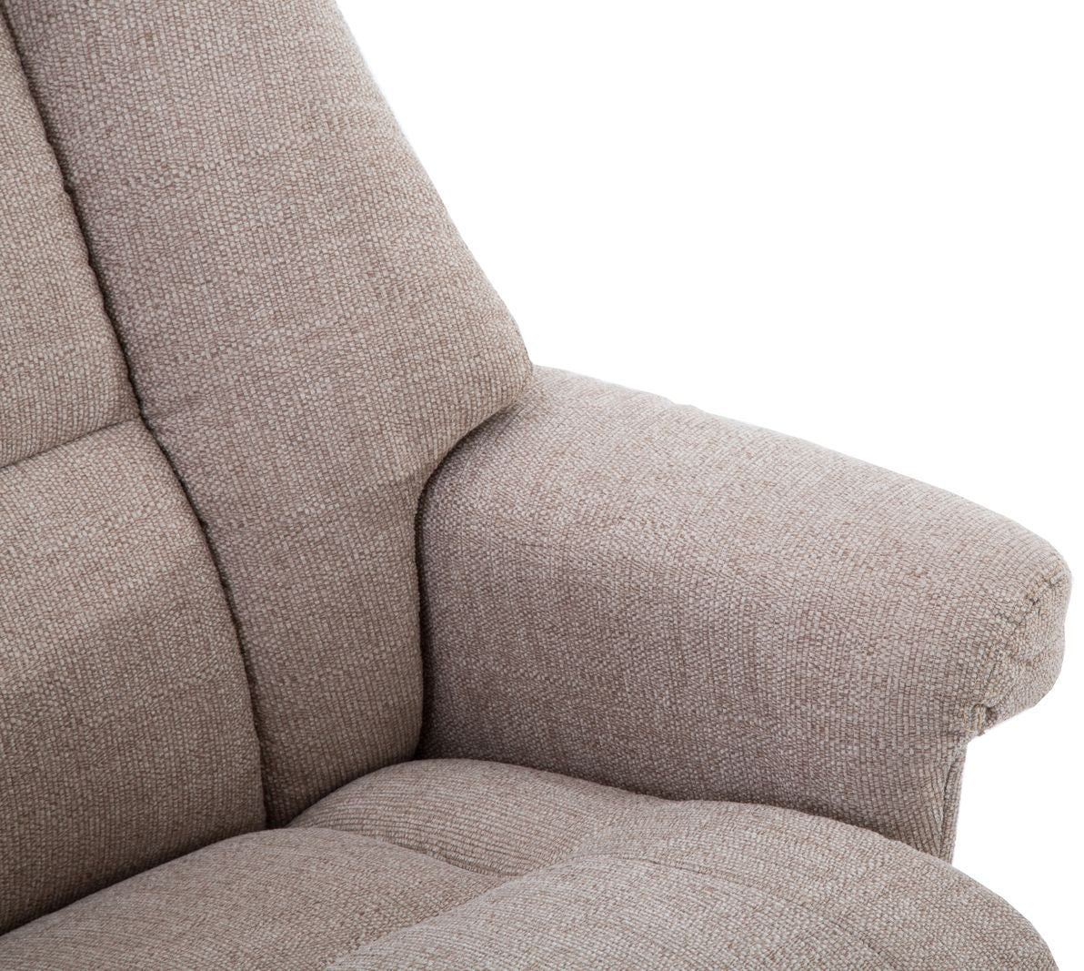 Fauteuil inclinable rotatif Biarritz en tissu Lisbonne blé - 3