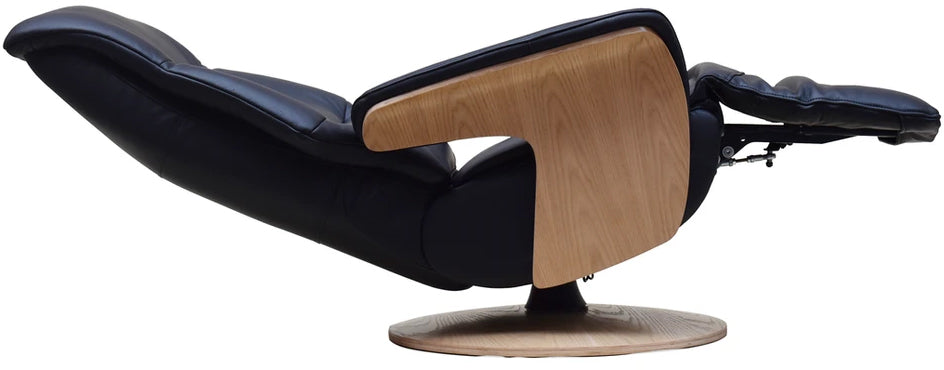 - Chaise pivotante Iowa en Noir - 5