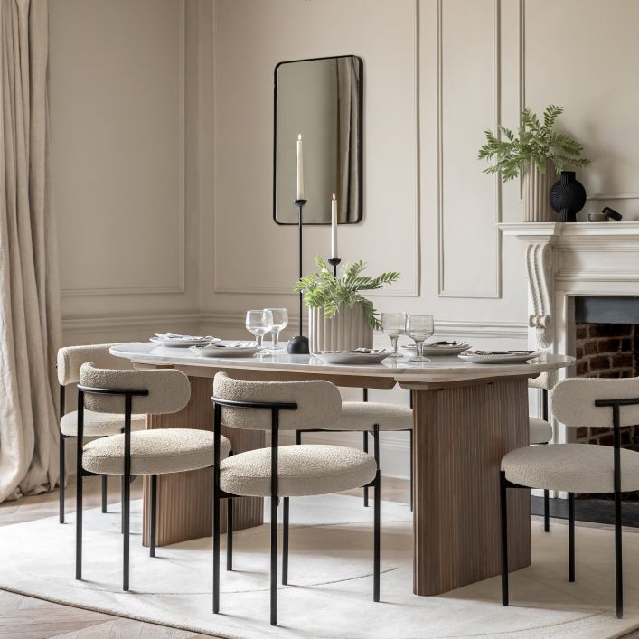 Table de Salle à Manger Marmo Grande Taille
