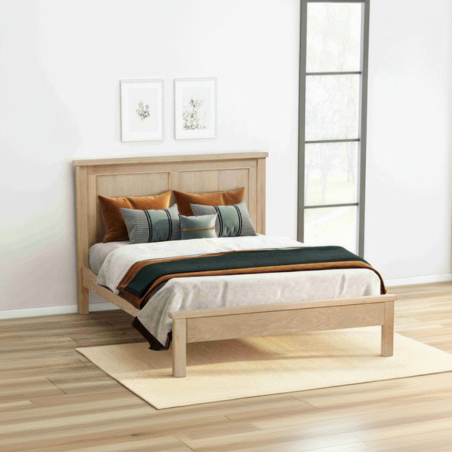 Papaya Foxington Lit Double 135 cm - Chêne Naturel
