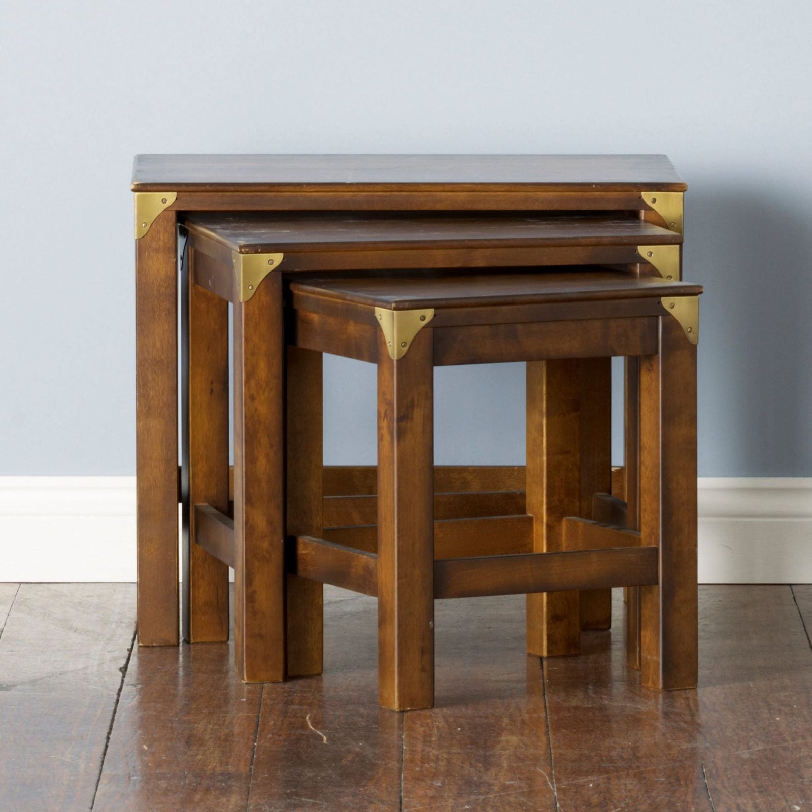 Balmoral Nest of 3 Tables in Chestnut