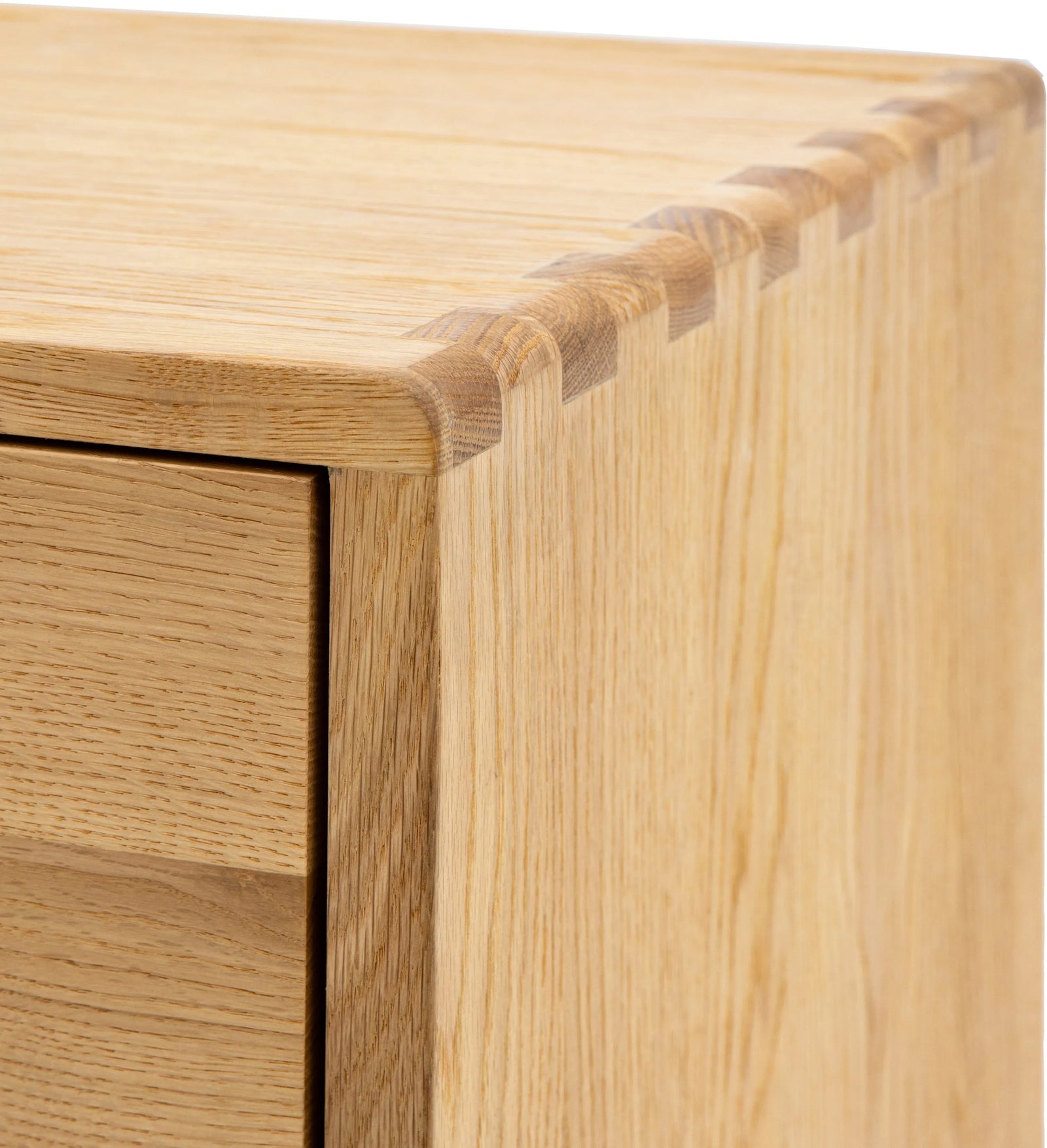 Galerie Direct Craft - Commode à 5 tiroirs en chêne massif avec finition naturelle - 5