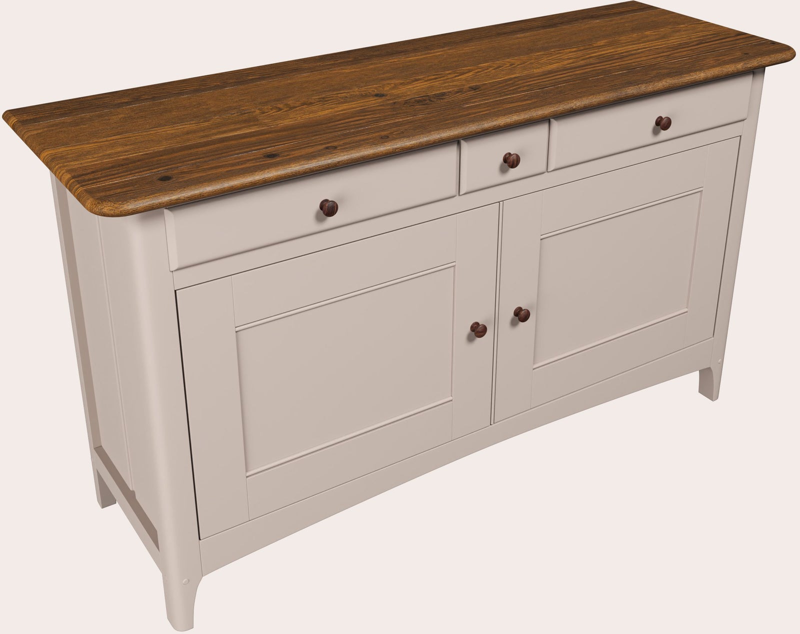 Hapton Buffet de Salon 2 Portes 3 Tiroirs - 4