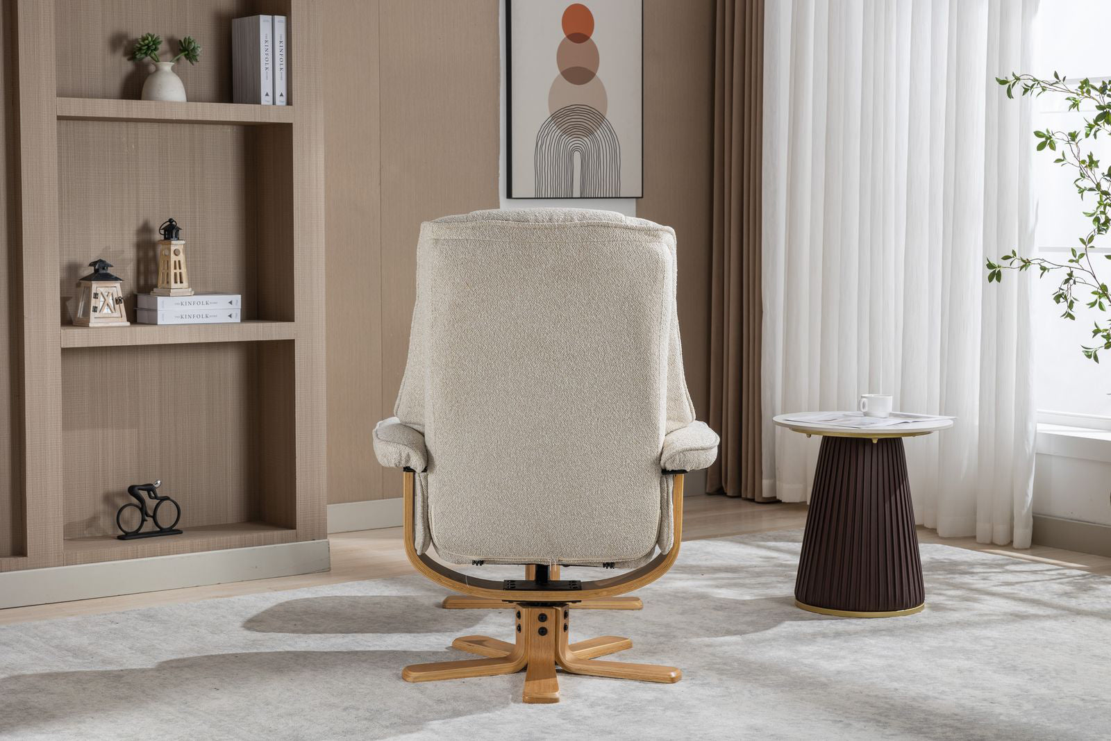 Chaise Sardaigne Alliance du Mobilier Global en tissu de jute de qualité supérieure - 4