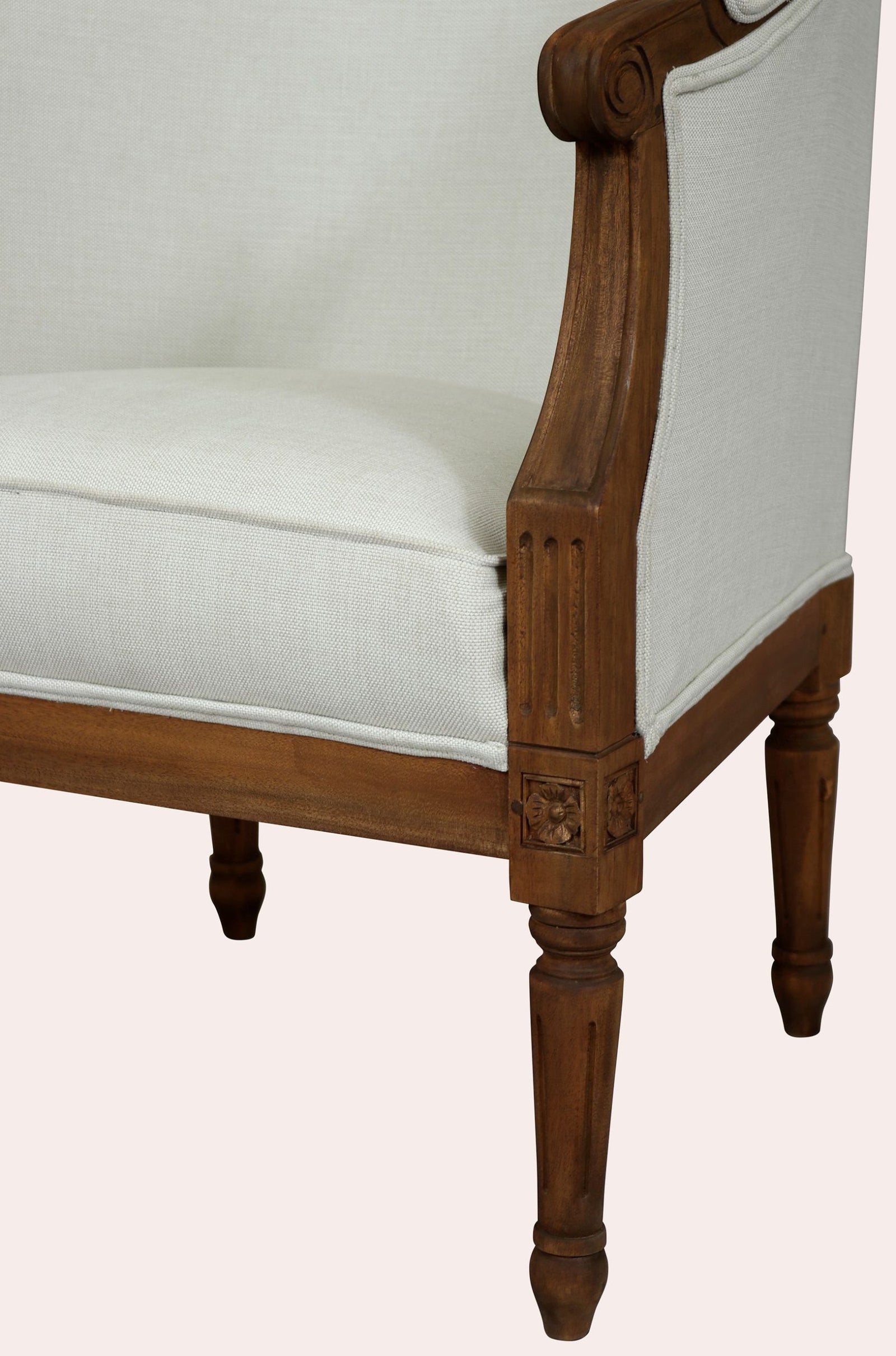 Chaise d'appoint Collection Montpellier en Noyer - 4