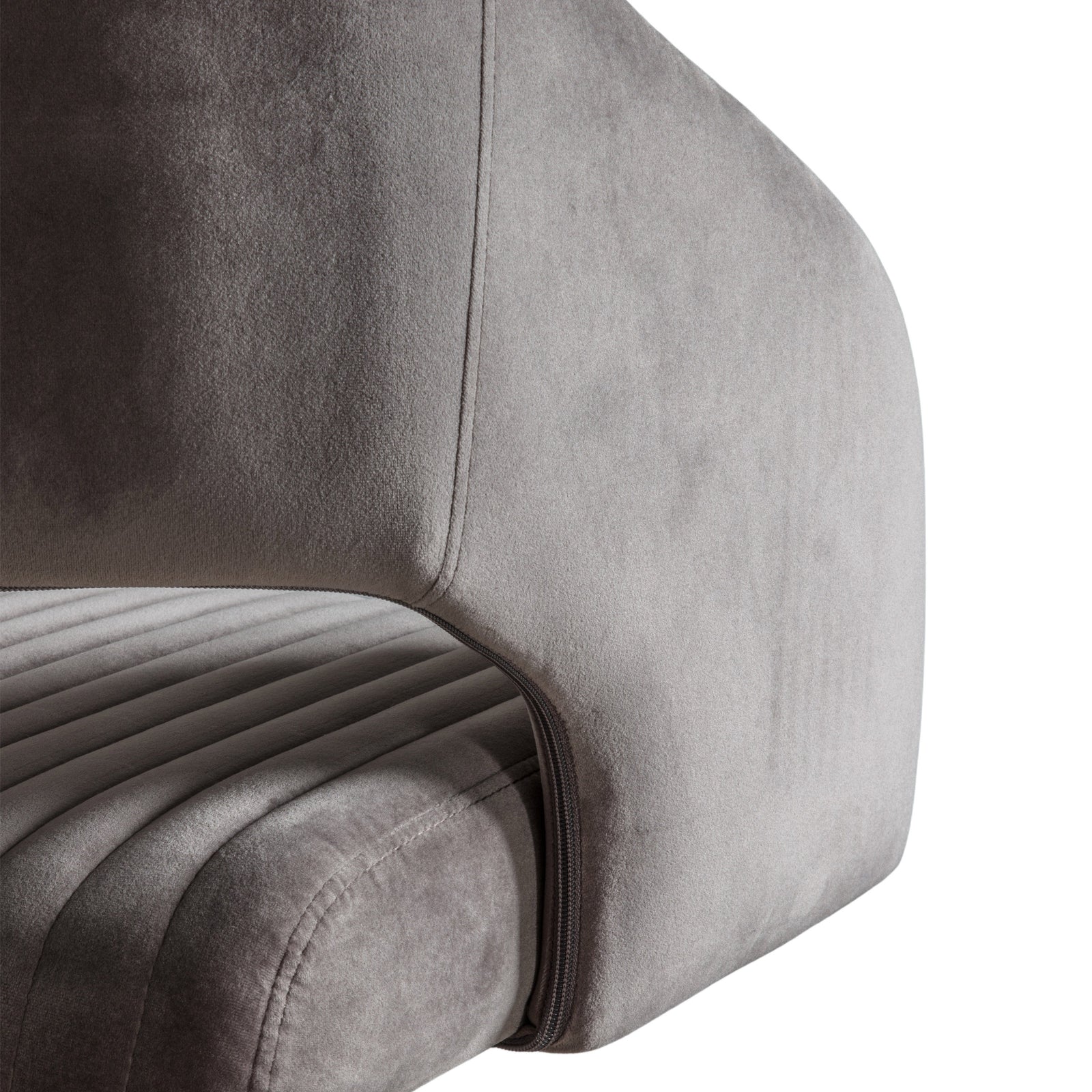 Chaise pivotante Murray en gris - 3
