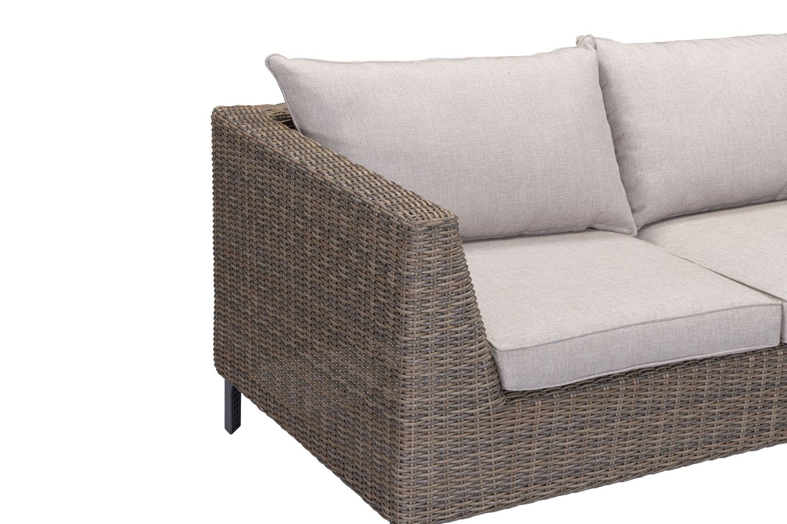 Set de banquettes d'angle Bermuda en tressage naturel - 3