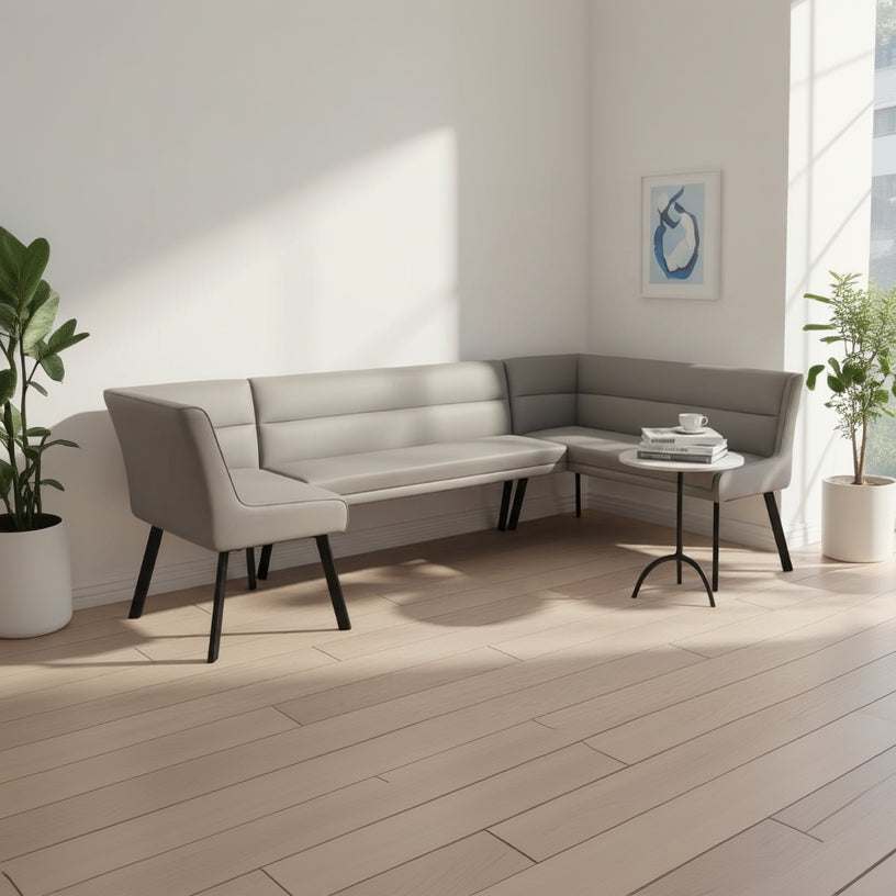 Baker Laura Banquette d'angle droite en gris