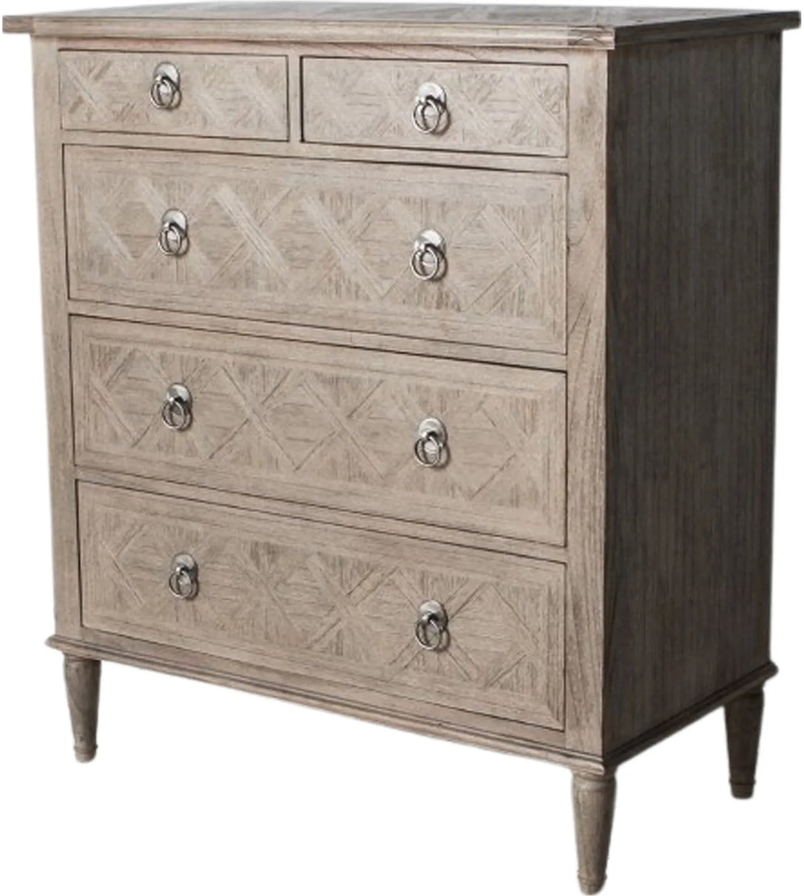 Rustique 5 Drawer Chest - 4