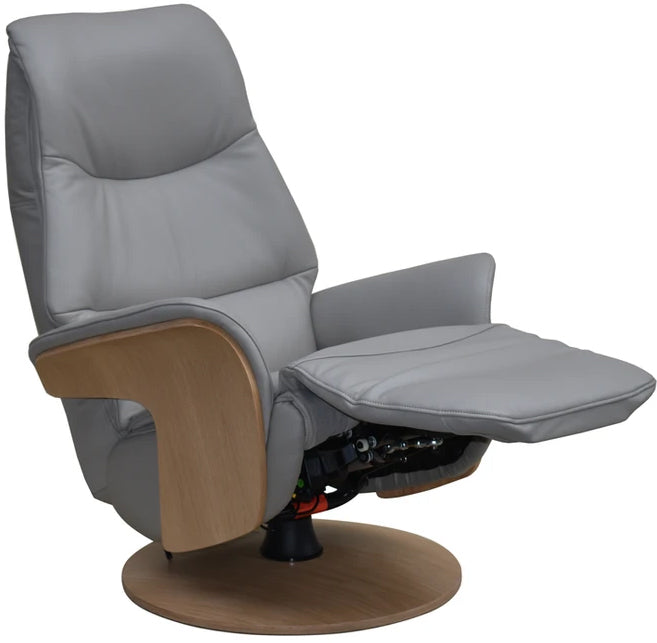 Chaise électrique Iowa en Gris pâle - 3