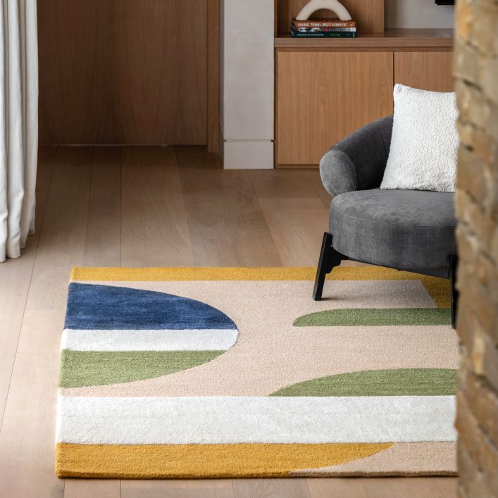 Fulton Geo Wool Rug 1600x2300mm
