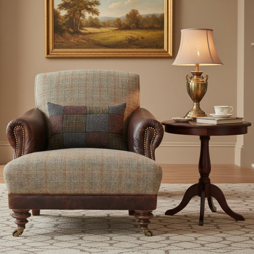 Chaise Taransay pour Dames à Tissu et Cuir Mélangés