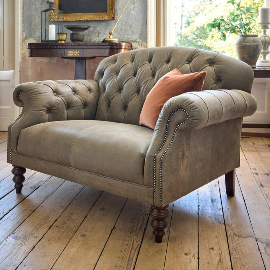 Arbroath Snuggler en Cuir Commanche de Style Britannique