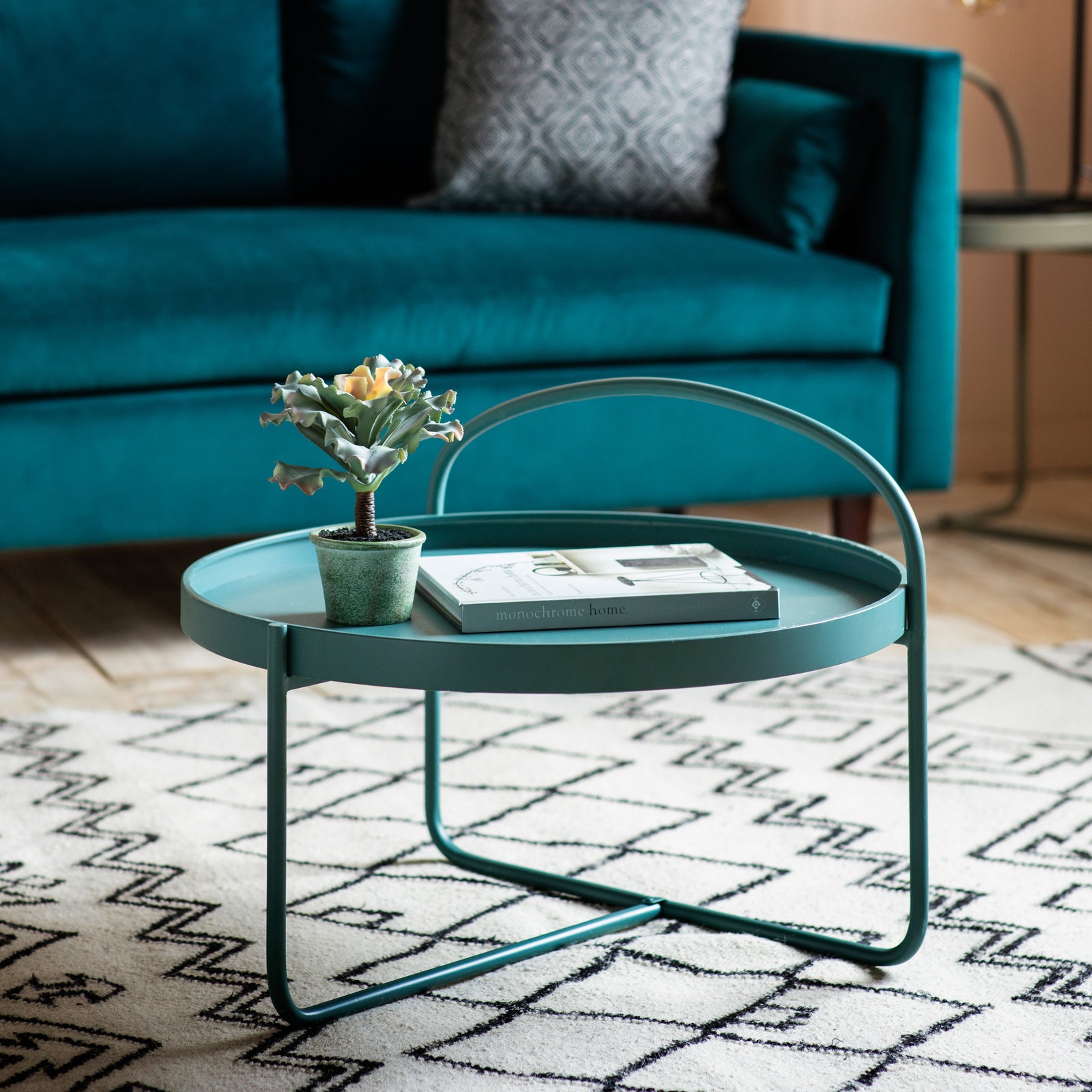 Table basse Melbury de en sarcelle