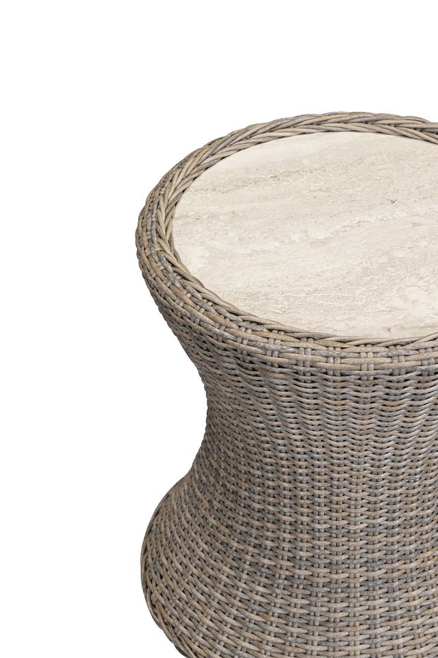 Set de salon Swivel Chelsea Java en tressage naturel - 5