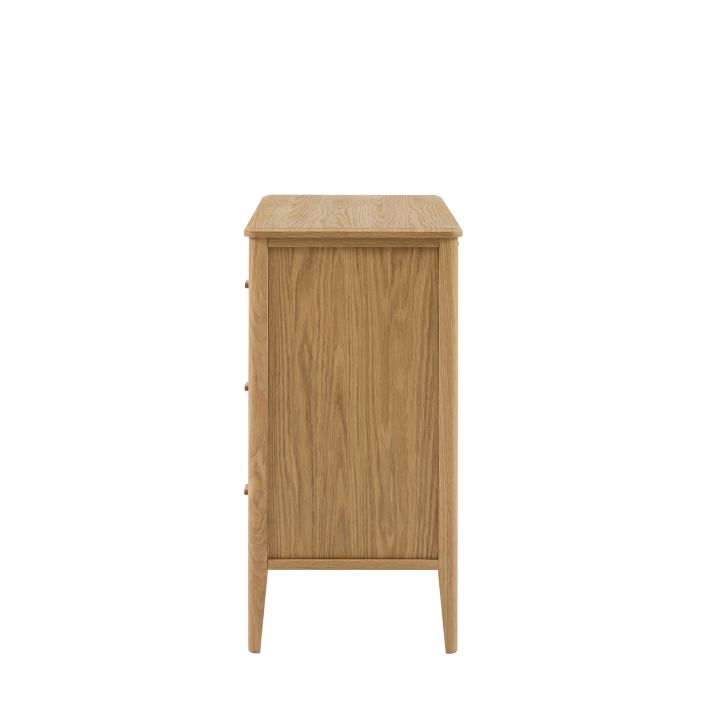 Galerie Directe Camden - Chiffonnetier 3 Tiroirs en Finition Naturelle - 8