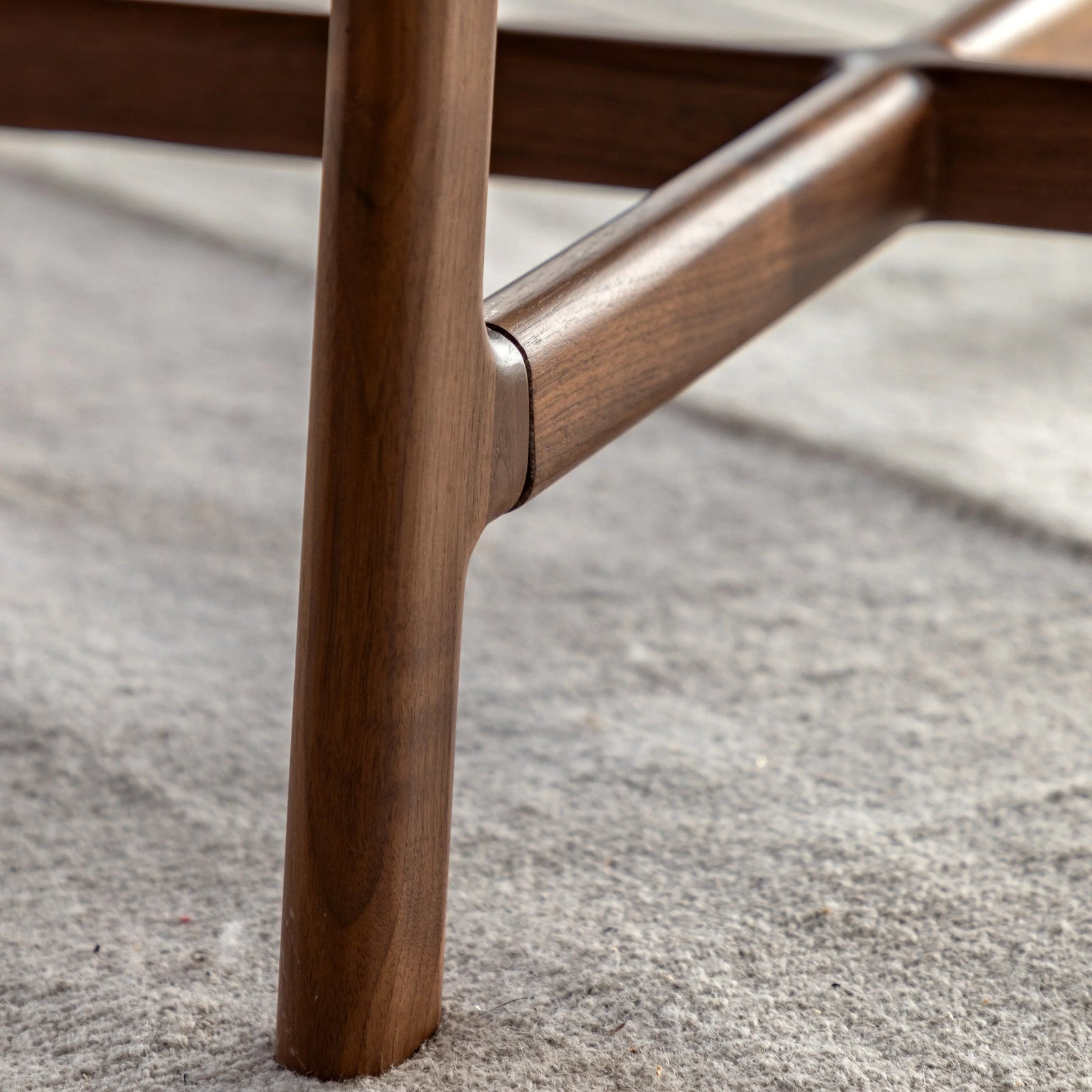 Galerie Direct Table Basse Ronde Madrid en Noyer - 3