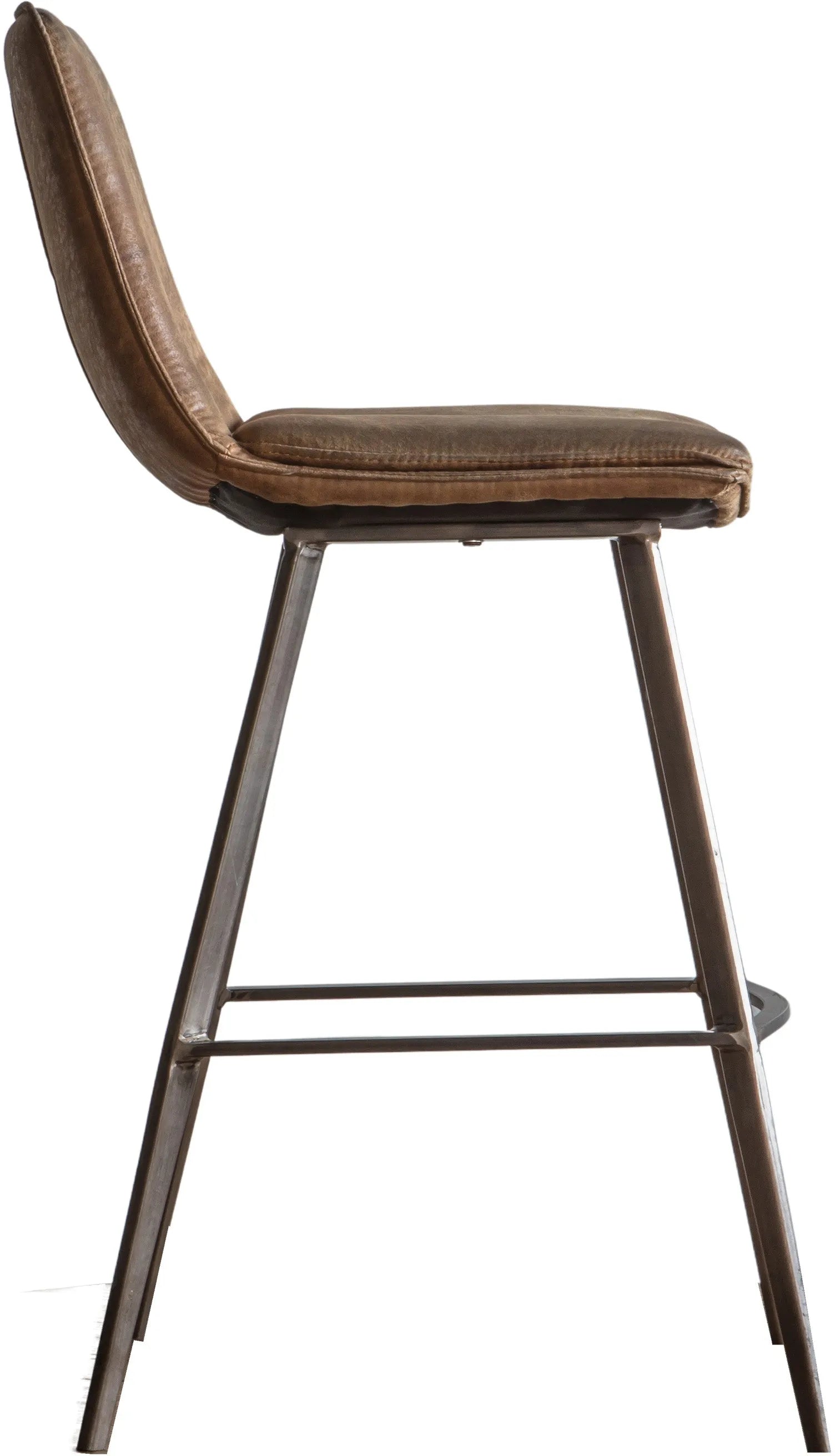 Lot de 2 Chaises de bar Palmer en marron - 4