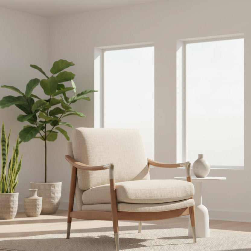 – Chaise Alfie en Toile Lavée
