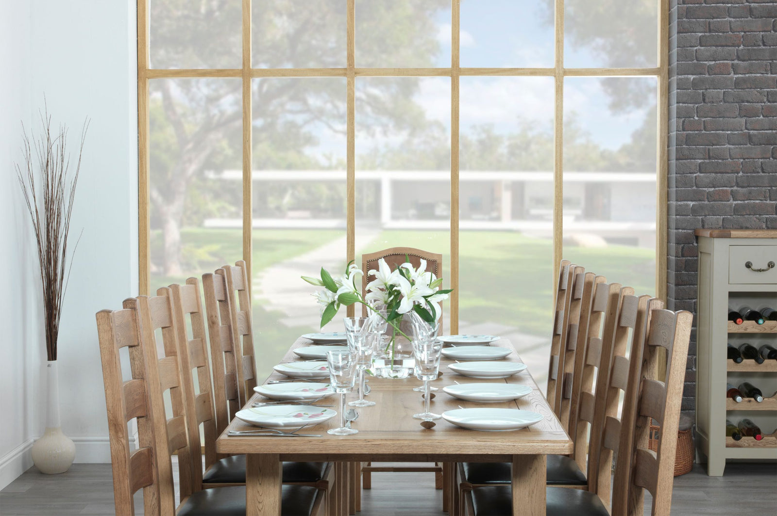 Rustic Manor 1800×900 Extending Dining Table - 5