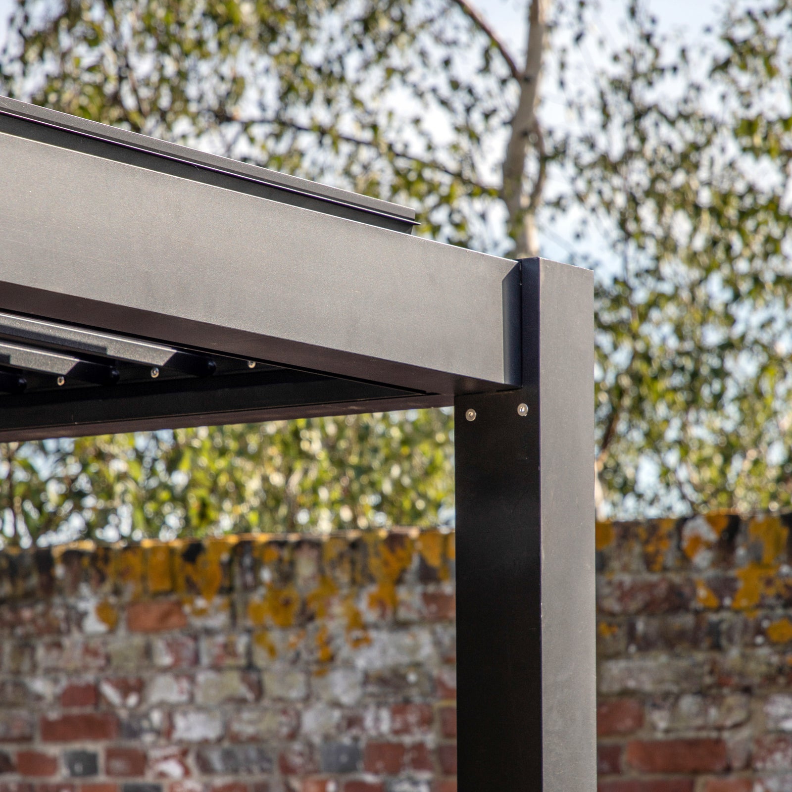 Gallery Garden Messina Pergola in Black - 4