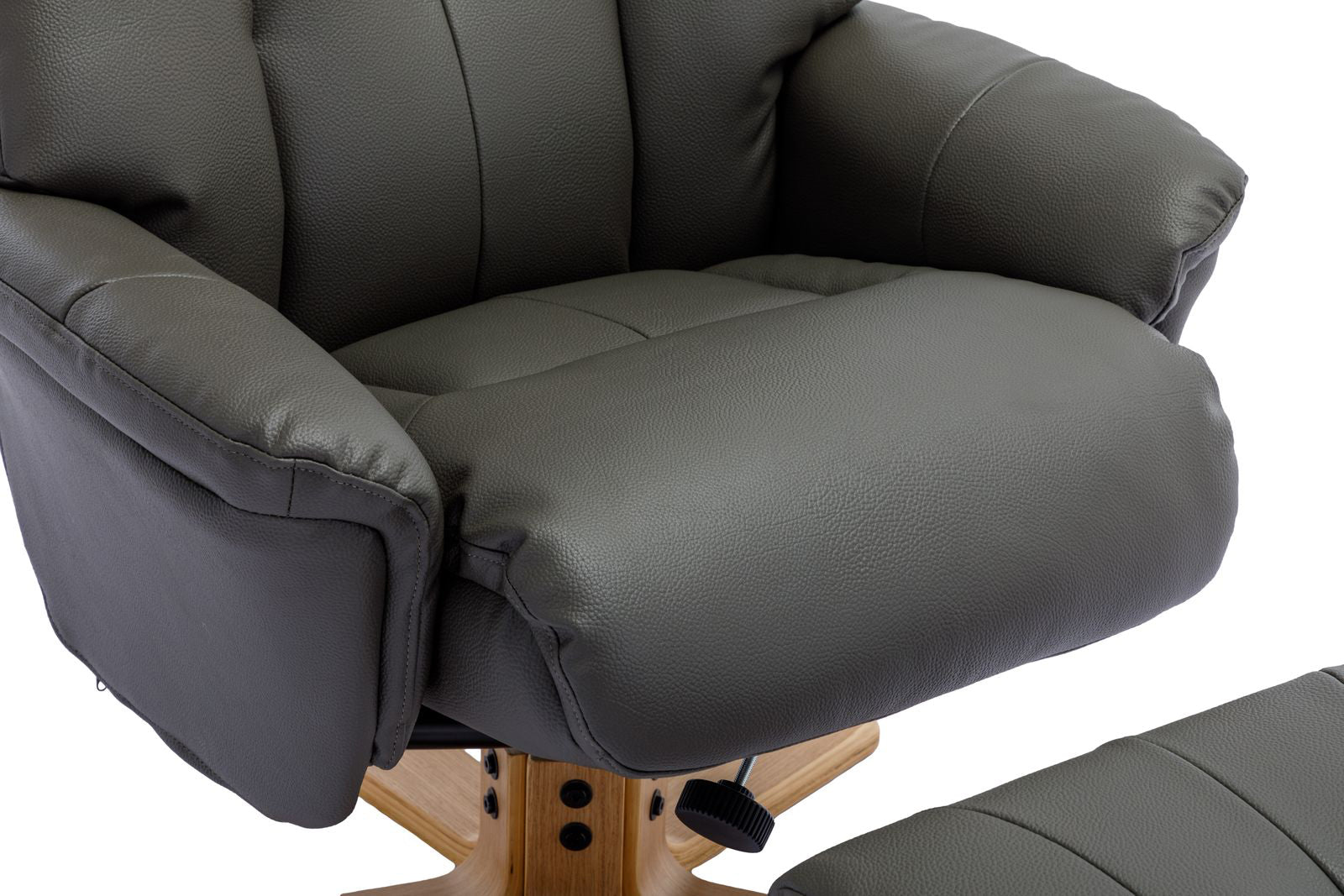 Chaise Dubai Swivel de en teinte Cinder - 3