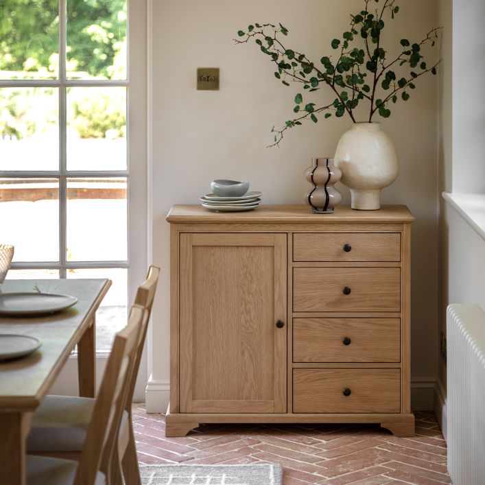 Malvern 1 Porte 4 Tiroirs Buffet