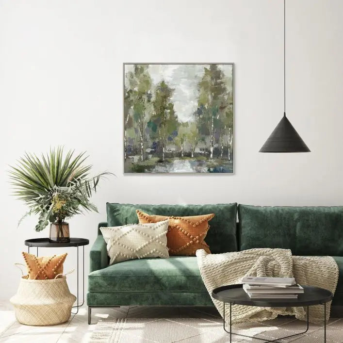 À l'aube Toile Encadrée