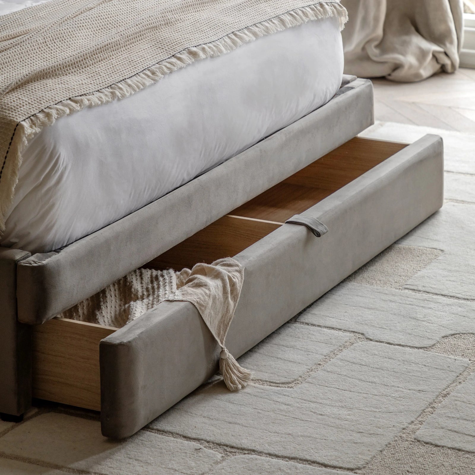 Halstead Kingsize Bed in Taupe - 3