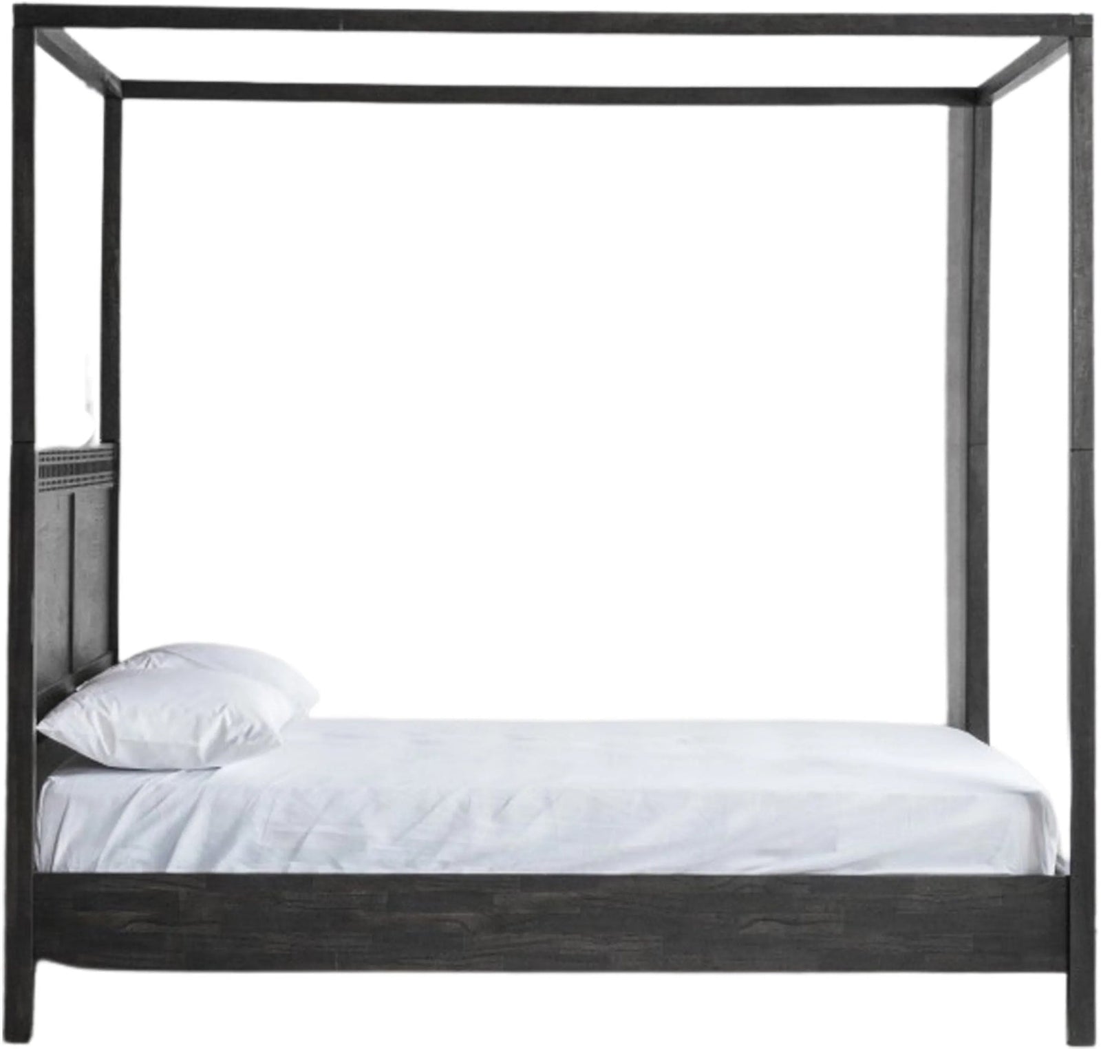 Bohémien Boutique Lit Super King à 4 Colonnes 180x200 cm - 6