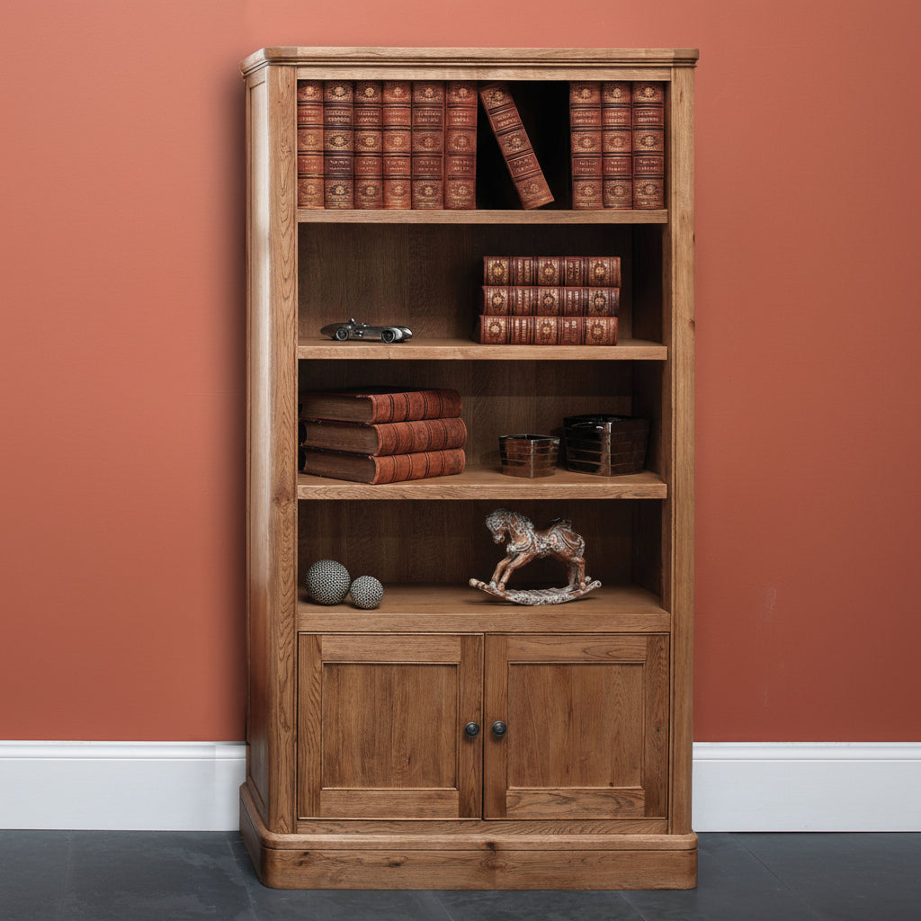 Carlton Meubles Bibliothèque haute Copeland avec armoire