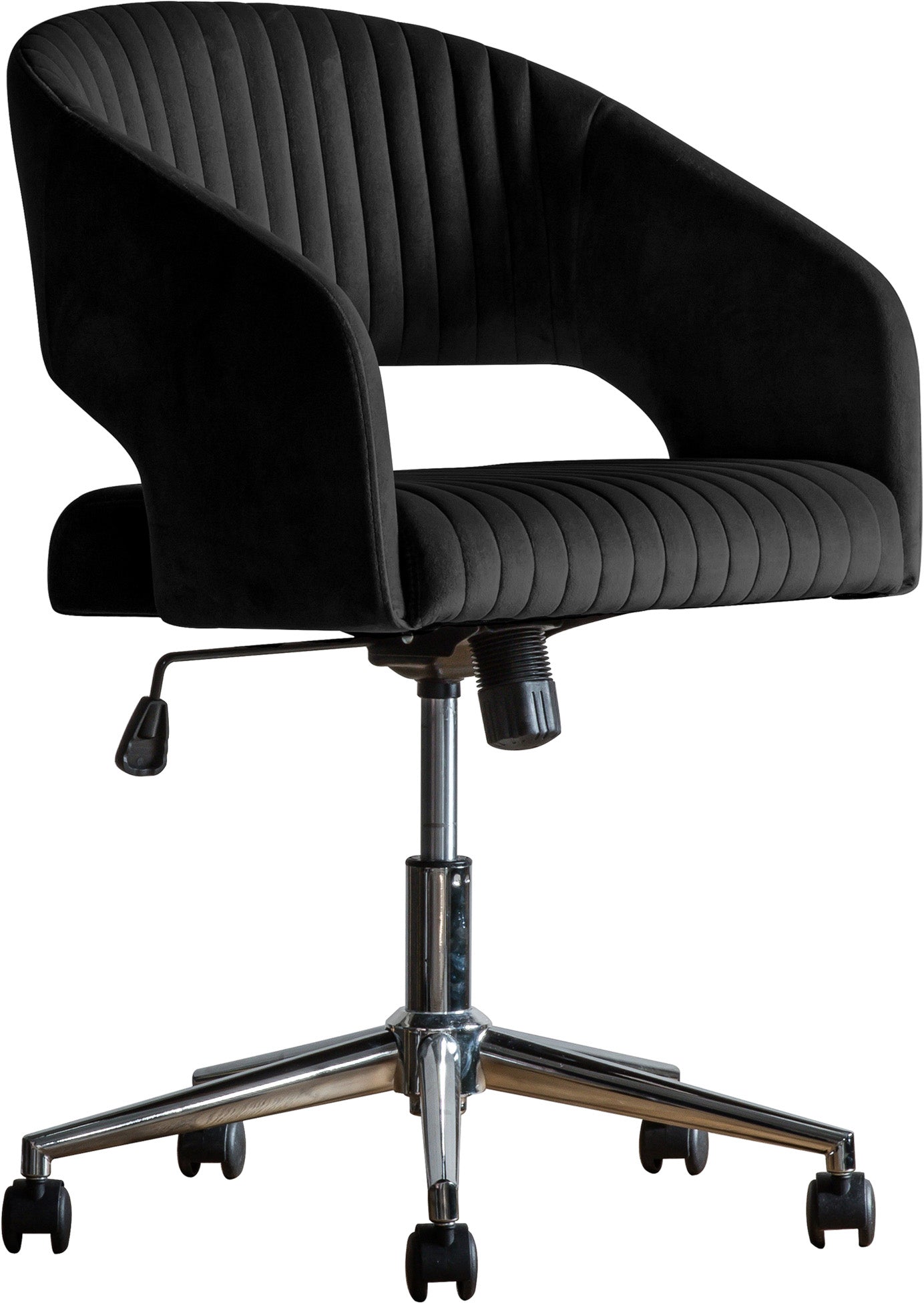 Chaise de bureau Murray pivotante en noir - 5