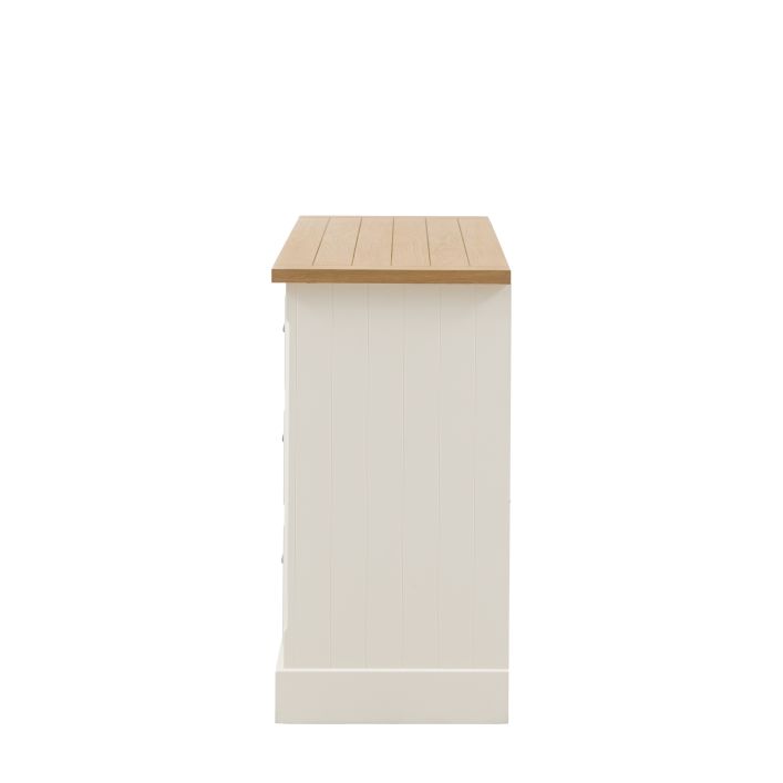 Galerie Direct Eton - Commode 6 tiroirs blanc - 6