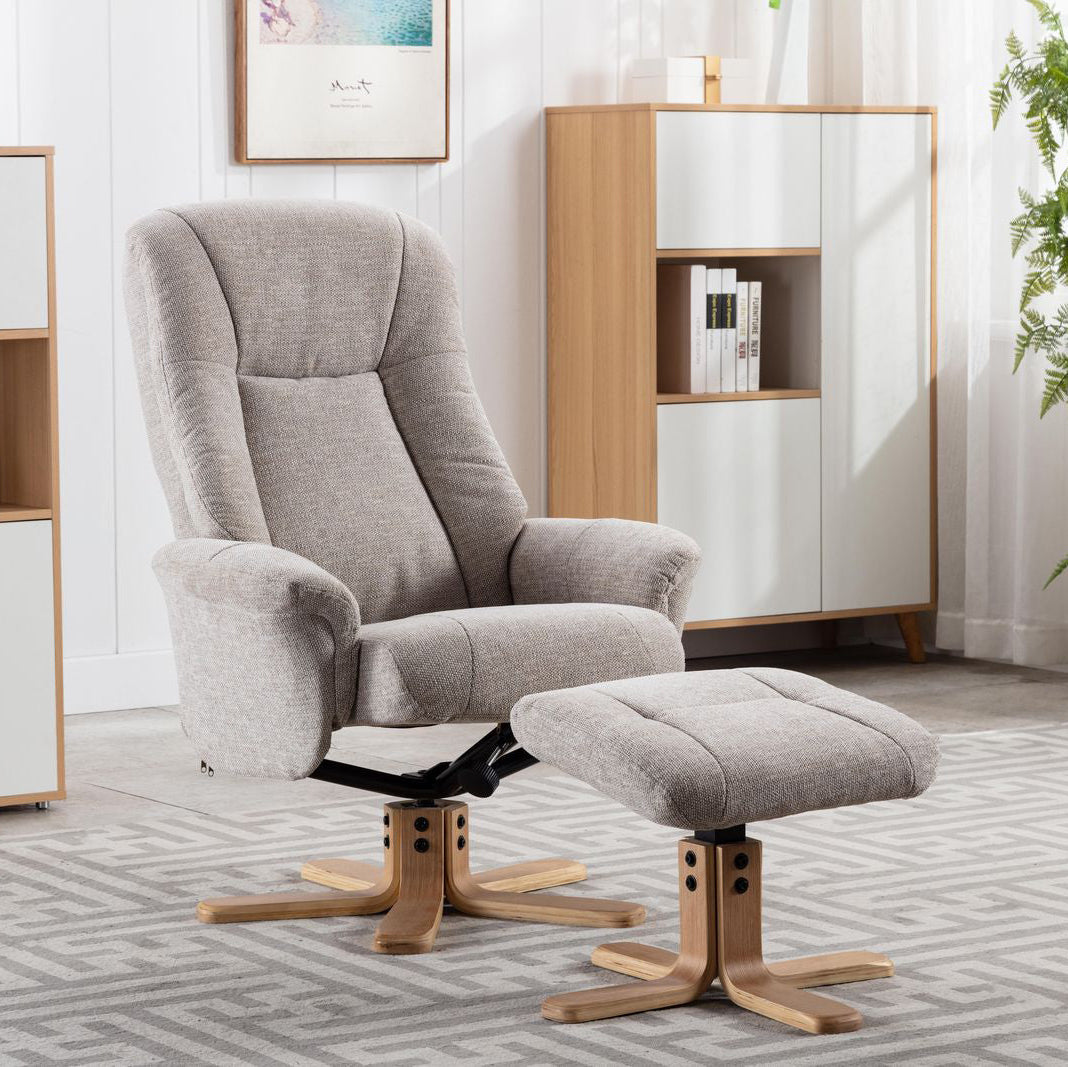 Fauteuil Hawaii Alliance Mondiale du Mobilier en Tissu Sable de Lille