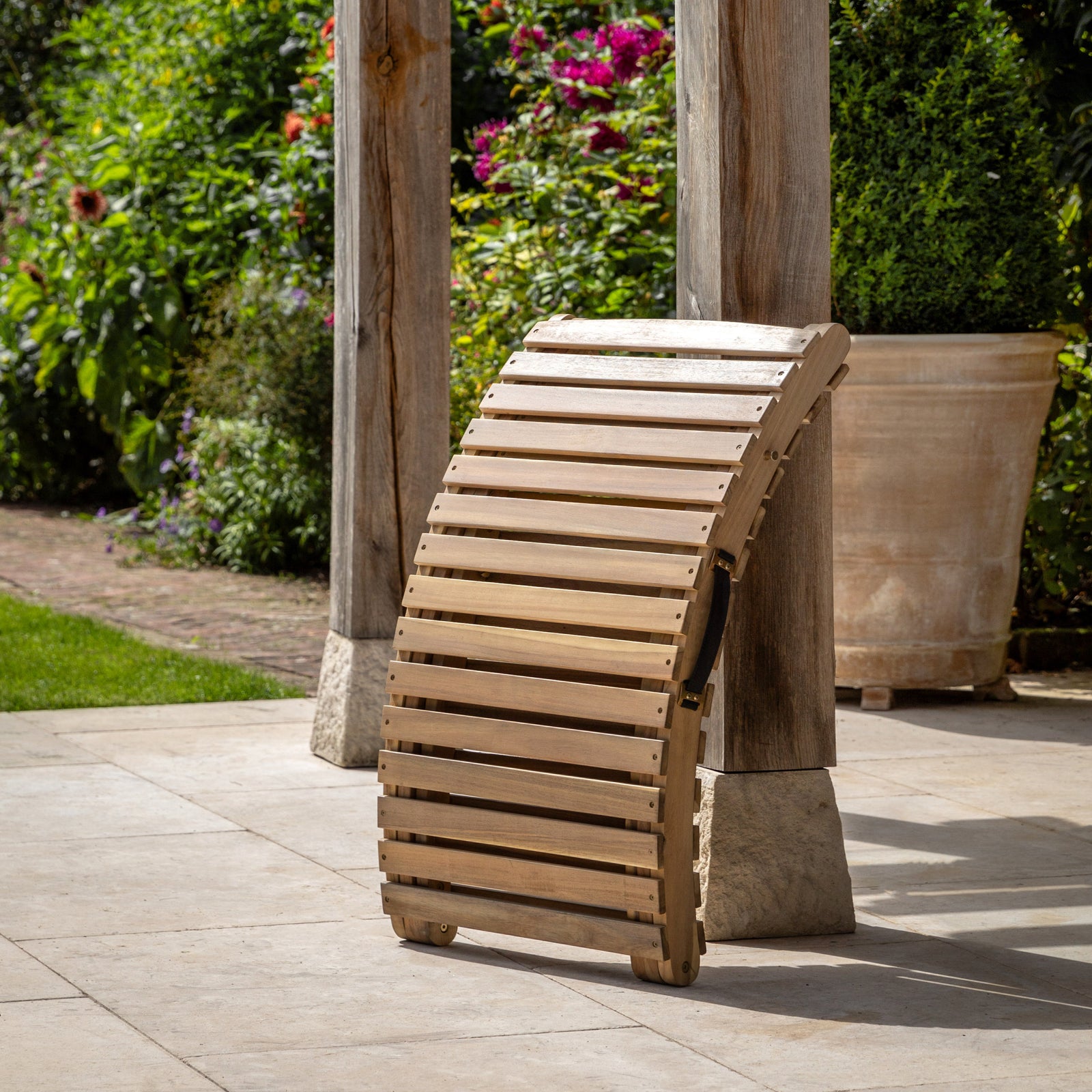 Galerie Jardin Ammos Transat Pliant Rétractable - 4