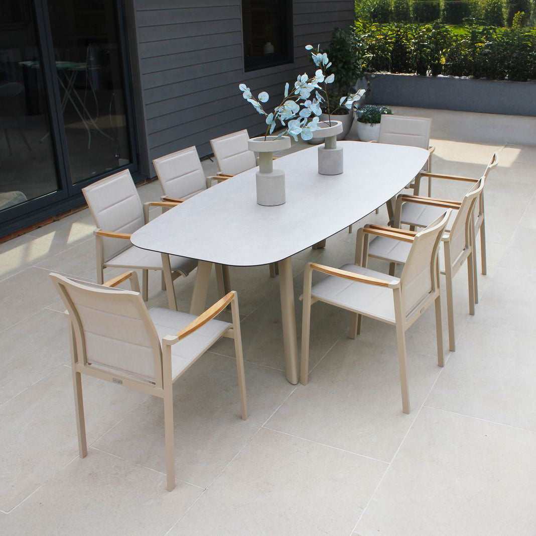 Cortina 8 Seat Rectangular Dining Set