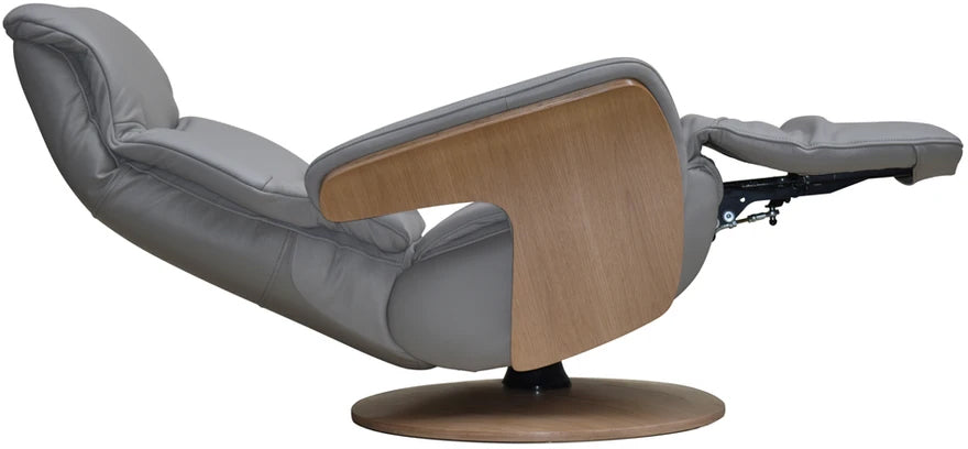 Chaise électrique Iowa en Gris pâle - 4