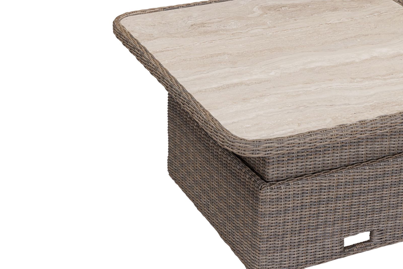Set de banquettes d'angle Bermuda en tressage naturel - 4