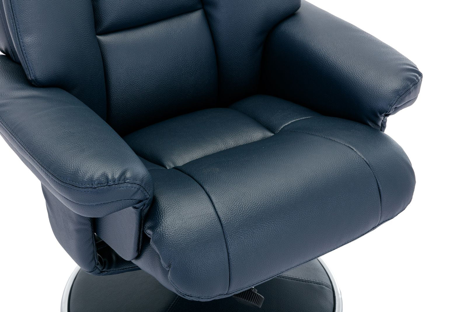 Fauteuil inclinable pivotant Biarritz de en bleu marine - 4
