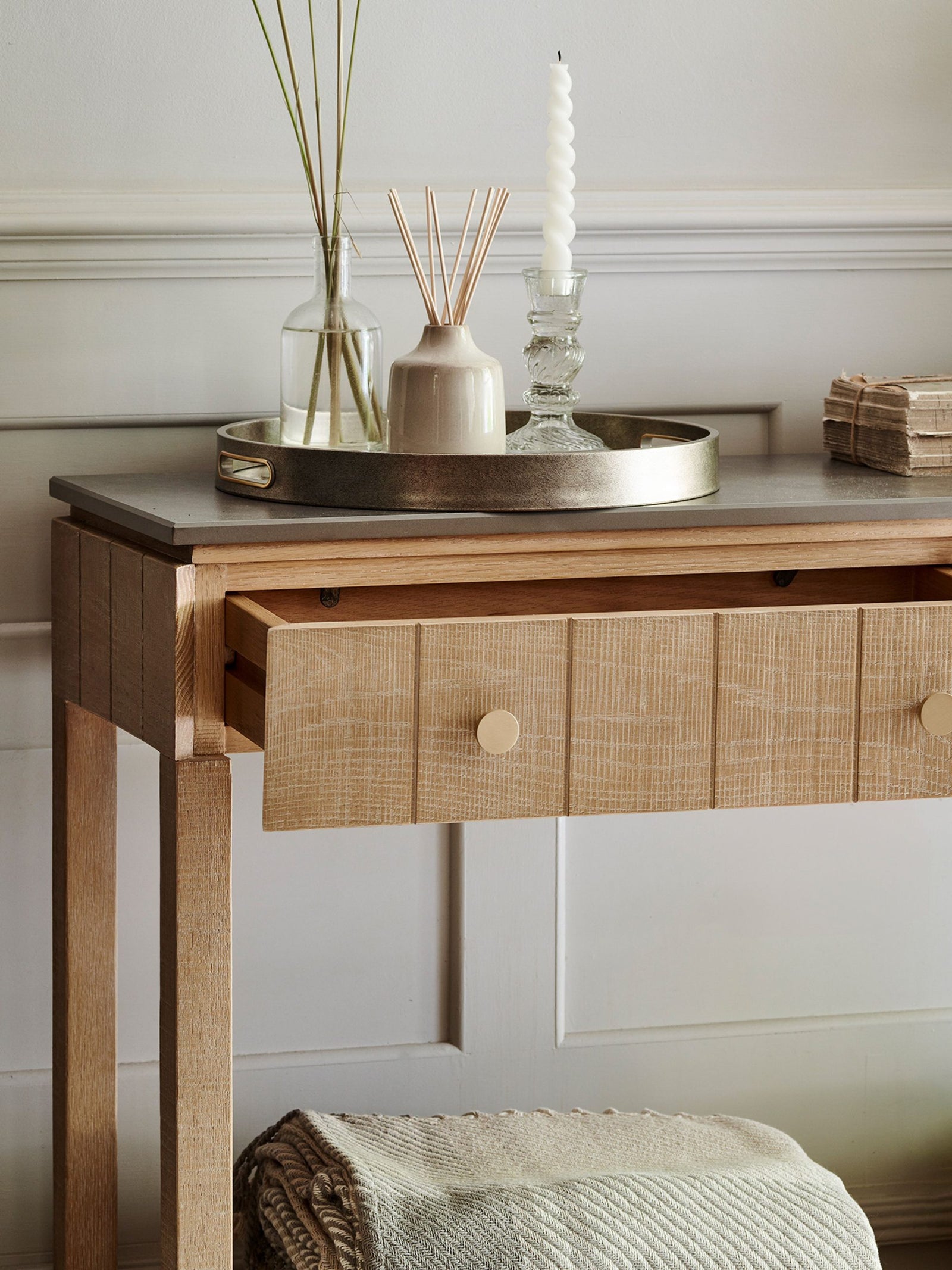 Braystone – Table Console 2 Tiroirs - 2