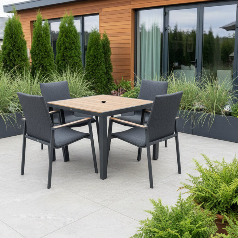 Minto 4 Seat Square Dining Set