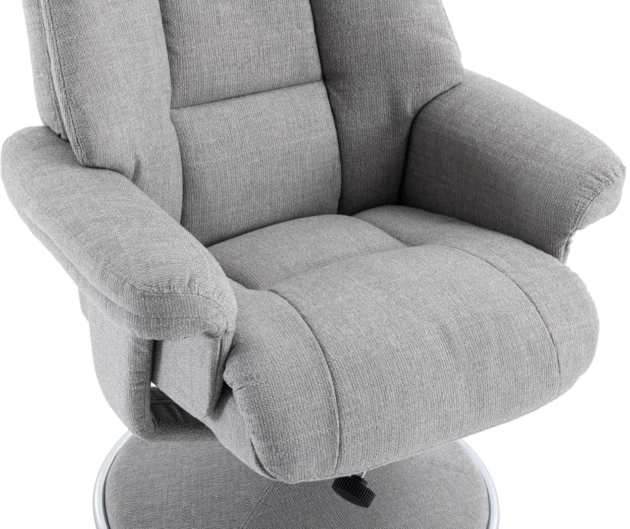 Alliance Internationale du Mobilier Fauteuil Recliner Pivotant Biarritz Lisbonne Argent - 4