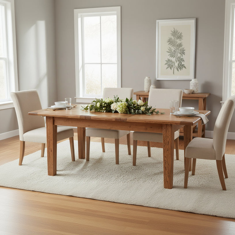 Rustic Manor 1500×900 Extending Dining Table