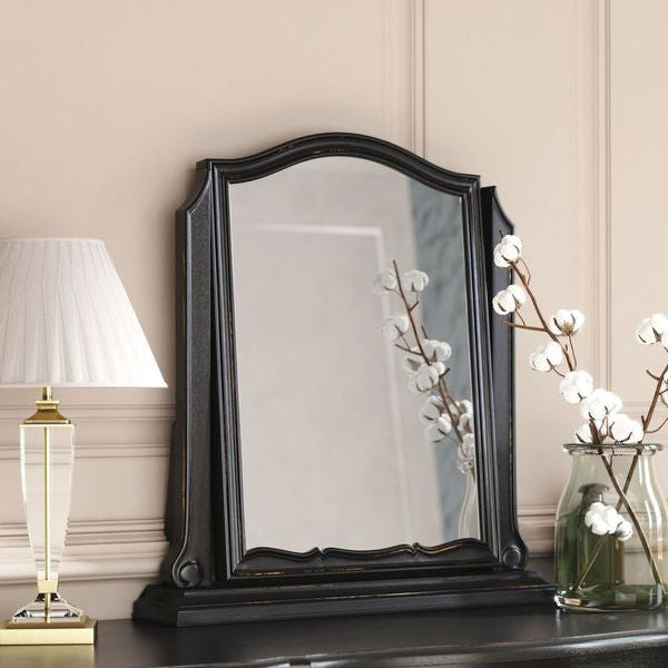 Montpellier Miroir de coiffeuse en Noir